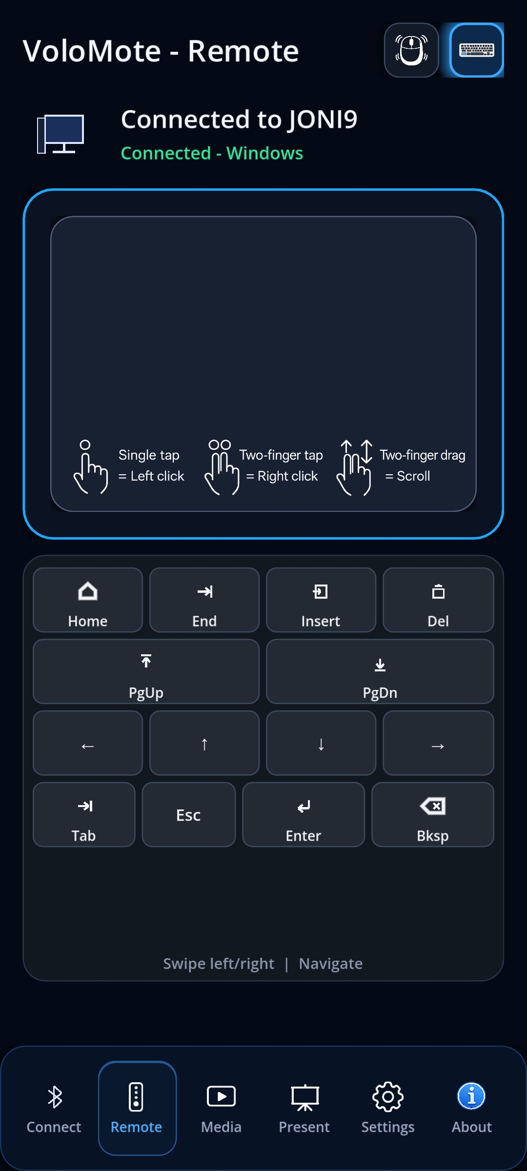 VoloMote app screenshot 10