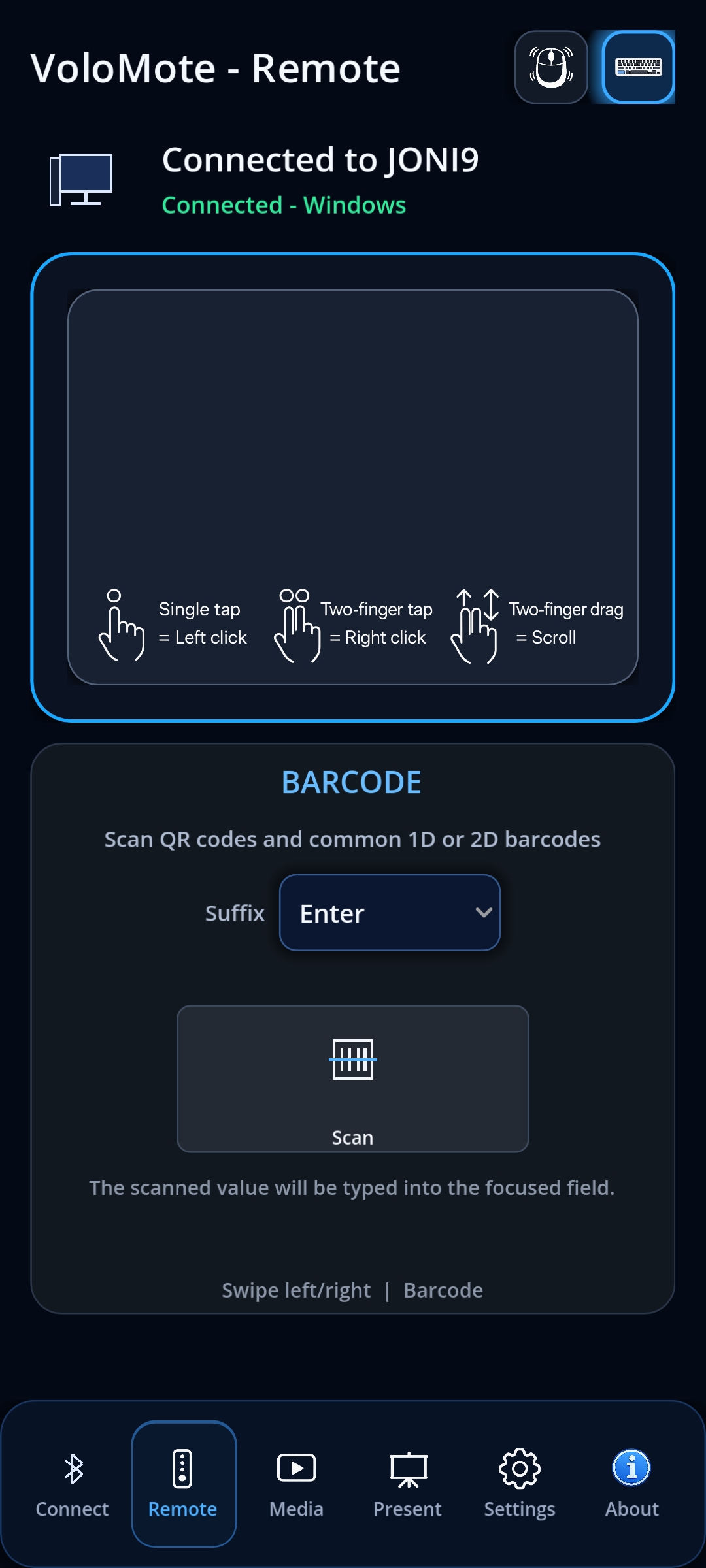 VoloMote app screenshot 12