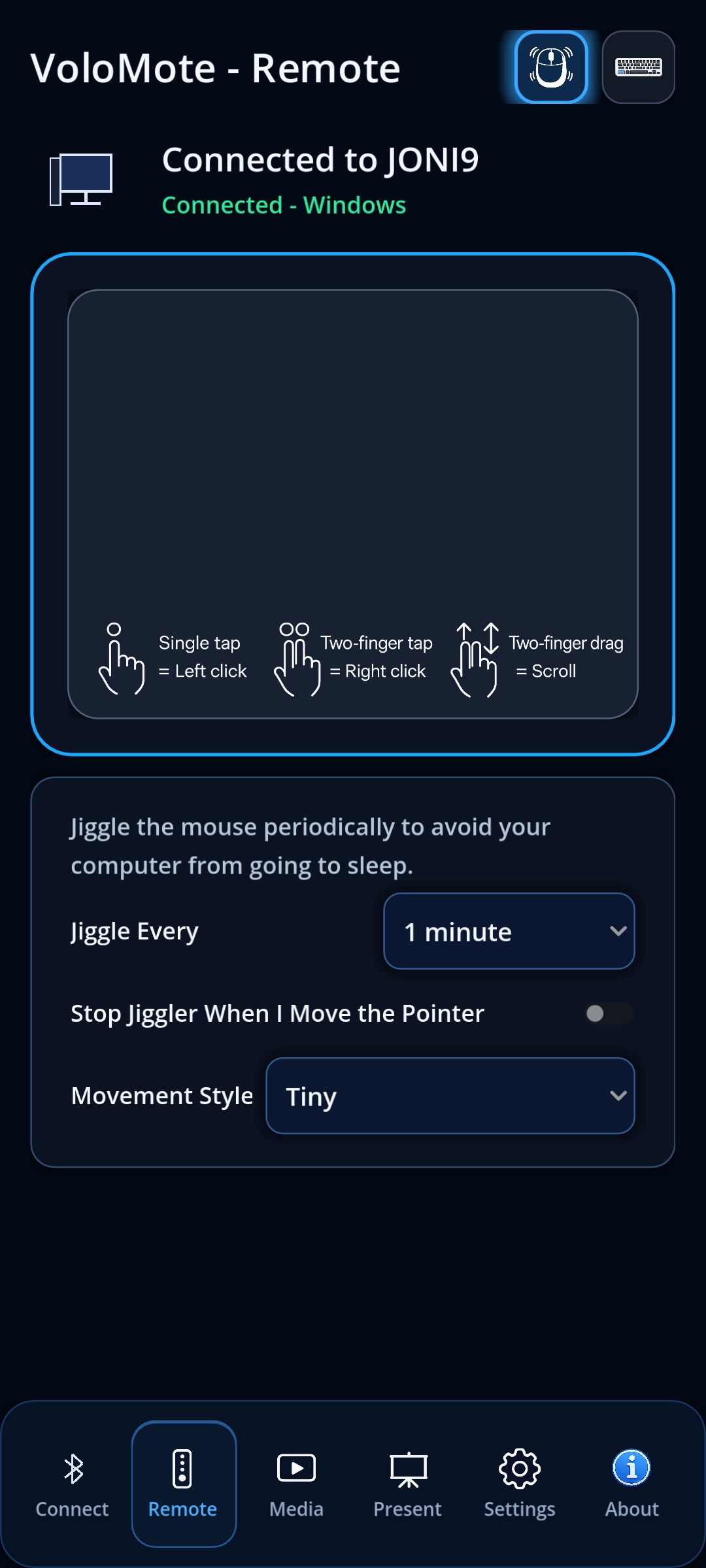 VoloMote app screenshot 7